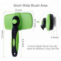 El Cuchillo retráctil para perros y Gatos, autolimpiable, elimina hasta el 95% de las Cerdas. - details 0