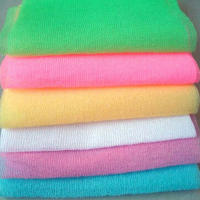 Escobilla De Baño De Nylon Toalla De Baño Suave Escobilla De Lavado Corporal Paño De Ducha Rascador De Espalda Tela No Tejida Métrica Estilo Rayado - details 3