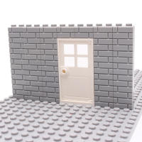 50PCS Bloques De Construcción Clásicos Compatible Con MOC Casa Muralla De Ciudad 1*2 1*4 L Dots Accesorios Para Construcción DIY - details 0