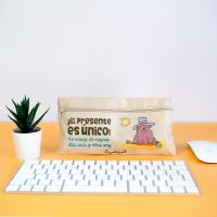 YOSIQUESE Estuche solidario  Modelo: El presente es único  Productos y regalos solidarios hechos por personas con discapacidad - details 2