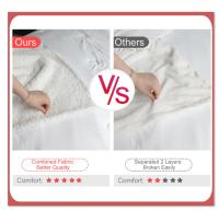 Manta De Fleece Con Patrón De Flor Naranja Y Hummingbird Para Niños Adolescentes Adultos Manta De Sherpa Para Sofá Manta Cómoda Para Cama Material Poliéster 100% Antipelusa Aislante Térmico Retorcionable - details 3