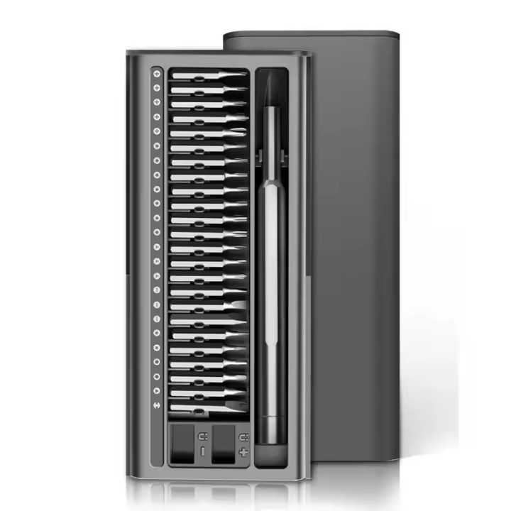 Juego De Destornilladores De Precisión 26 En 1 Magnético Con Manija Herramientas De Reparación Para PC iPhone Reloj Cámara Gafas - 1