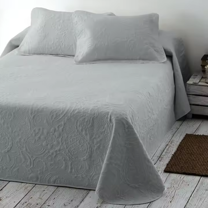Colcha bouti para Verano y Entretiempo, Colcha para Cama 90/105/135/150, 100% Poliester, Colcha Cubre Cama Fina, Suave, incluye funda de cojin 45x70cm - 1