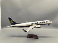 Modelo De Avión B737-800 RYANAIR a Escala 1:85 En Resina Con Base Y Picos De Aterrizaje Juguetes Miniatura Para Niños - details 6