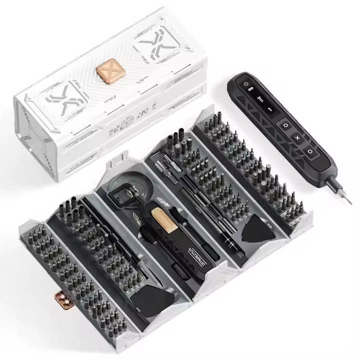 Juego De Destornilladores Eléctricos De Precisión 180 En 1 Con Bits Magnéticos Phillips Torx Hex LED Herramientas De Reparación Para Hombres Regalo Set De Herramientas Eléctricas - 1