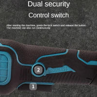 125MM Brushless Electric Angle Grinder Variable Speed for Makita 18v Battery Grinder Cutting Machine Woodworking Power Tool - details 1