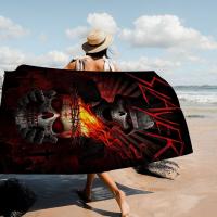 Toalla De Microfibra Slayer Heavy-Metal Band Absorbente Y Secado Rápido Para Playa Yoga Natación Senderismo Toalla De Baño - details 1