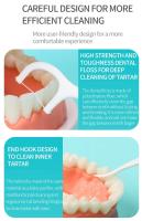 300 Bolsas De Hilo Dental Desechable De Polímero Fino Portátil Stick Familiar Higiene Dental Cuidado Oral Para Adultos - details 5