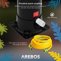 AREBOS 40 L ducha solar ducha de piscina ducha jardín al aire libre ducha lluvia - details 13