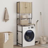 vidaXL Armario de lavadora color roble Sonoma 68x48,5x194 cm - details 0