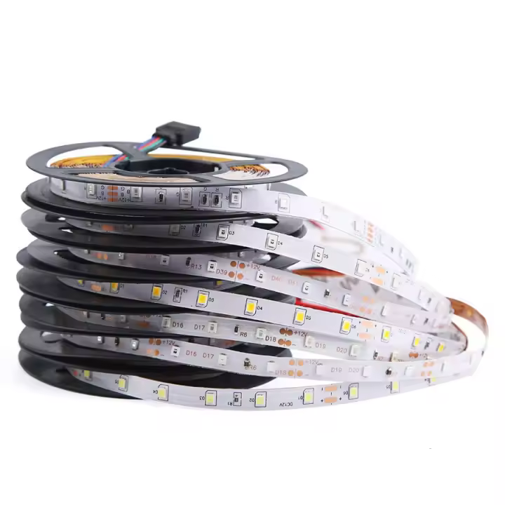 Tiras LED RGB 5M 2835 5630 5050 SMD DC12V IP20 IP65 Impermeable 60LEDs/M Diodo Flexible Para Decoración De Hogar - 1