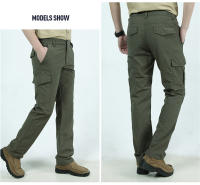 Pantalones Tácticos Para Hombre Resistentes Al Agua Con Múltiples Bolsillos Trabajo Al Aire Libre Casual Para Acampar Y Senderismo - details 7