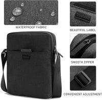 Bolso bandolera para 1 Hombre, Bandolera ajustable, Bolso bandolera con múltiples bolsos, maletín color Negro - details 2