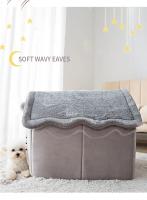 Cama Para Gato Suave Casa De Descanso Para Invierno Con Almohadilla Desmontable Tentado Cubierto Para Gatos Y Perros Recién Nacidos Suministros Para Mascotas - details 3