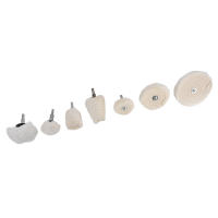 Kit De Pulido De Rueda De Linterna De Algodón Flanel Para Metal Y Vidrio Con Taladro De Rosca De 1/4 Pulgada Herramienta De Pulido Para Trabajos De Bricolaje - details 5