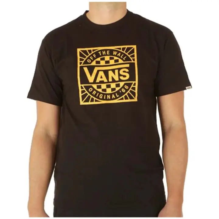 Camiseta de Manga Corta Vans  para hombre en color negro - 1