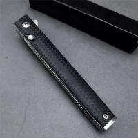 Cuchillo Táctico Ligero De Marcado M390 Plegable Para Caza Y Camping Herramienta EDC De Defensa Con Mango De Nylon Negro 3.14 Pulgadas De Hoja - details 6
