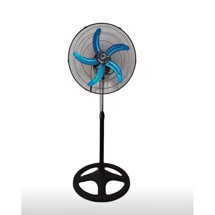 VENTILADOR DE PIE BENCOR BC-V18GB 18" High-Speed Fan | 100W | 5 Metal Blades | 3 Speed Settings | Adjustable Height | RoHS Certified ventilador con mando - 1