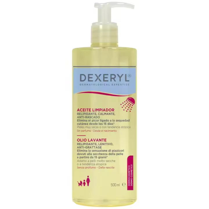 Dexeryl Aceite Limpiador Relipidante 500Ml - 1