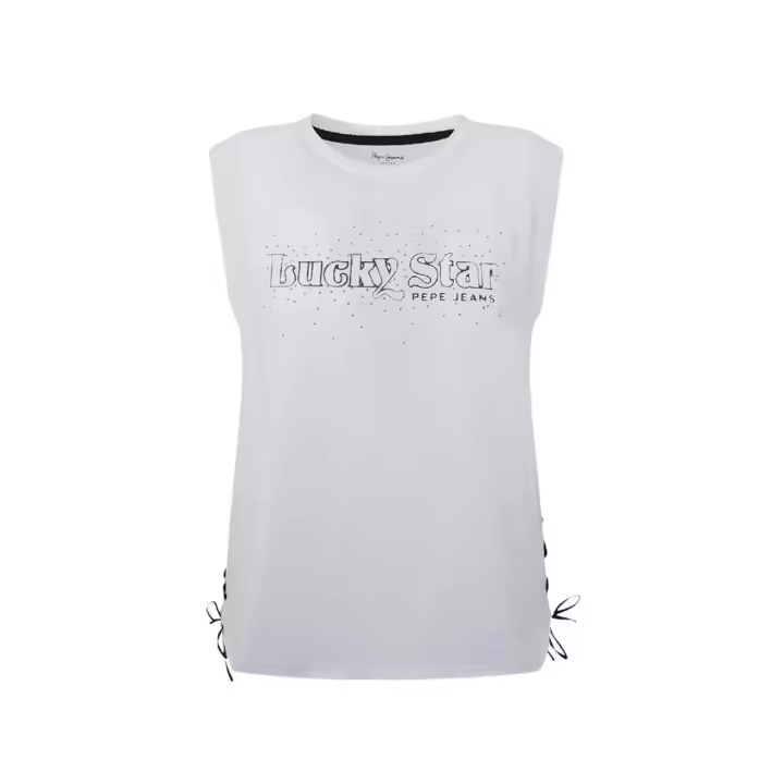 Camiseta Pepe Jeans Katrina Blanca para Mujer - 1