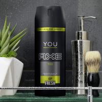Axe Desodorante para Hombre Bodyspray YOU 150ml (Pack de 6) - Tecnología Dual Action, Fórmula sin aluminio, Componente antiolor Zinc Complex 6, Huele irresistible a canela especiada y madera de ambar durante 48 horas - details 0