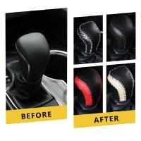 Accesorios De Interior Para Coche Cubierta De Cuero Genuino Para Cambio De Marchas Para Toyota Camry Avalon 2018-2021 Yaris 2020 Yaris Cross 2020+ - details 0