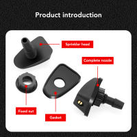 Kit De 2 Piezas De Boquilla De Limpia Para Parabrisas Delantero Universal Para Coche Ajuste De Salida De Agua Cubierta De Mangote De Rociador - details 3