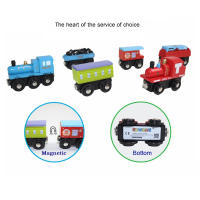 Juguetes De Tren De Madera Magnéticos Accesorios Para Todos Los Бренд De Tracks Modelo De Locomotora James Anime Regalos Para Niños De Navidad - details 9