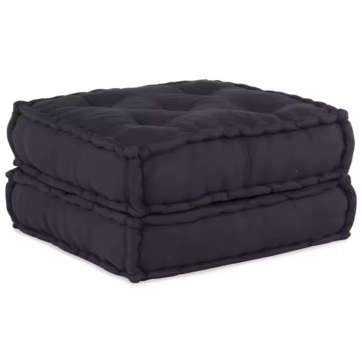vidaXL Puf modular tela antracita 70x70x36 cm - 1