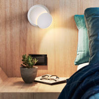 Lámpara De Pared LED Rotativa Para Interior Luz De Noche Para Dormitorio Sala De Estar Pasillo Sofá Iluminación De Fondo Decorativa Para El Hogar Con Espejo - details 12