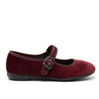 VULLADI 5409-032 Zapatillas de lona mujer 14829 XL MERCEDES TERCIOPELO BURDEOS - details 2