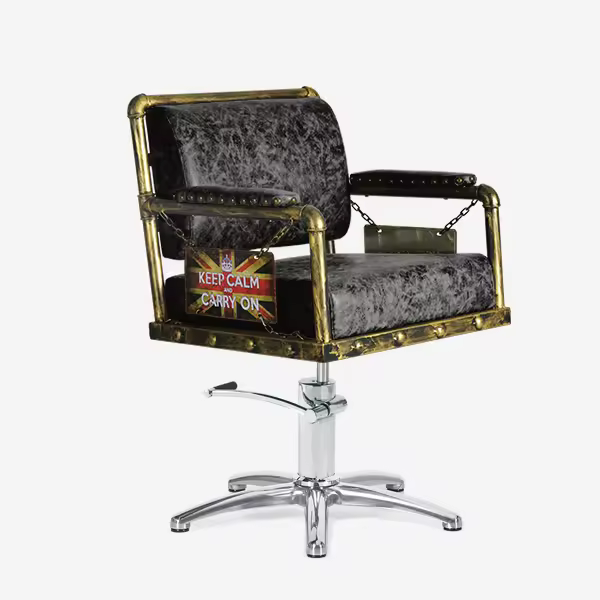 Perfect Beauty ZZMen Cenit Black Sillón Pie Estrella - Sillón de Barbero Color Negro - 1