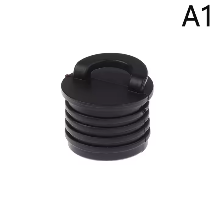 Tapa De Agujeros De Escupidera Para Bote De Kayak Y Canoa 3/4CM Parcials Prácticos Para Rafting Partes De Bote Marítimo Material De Goma - 1