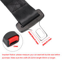 Extensor De Cinturón De Seguridad Para Coche Clip Extensión De Fijador Automóvil Universal Adaptador De Llave 20-22MM Material Acero Inoxidable ABS - details 6