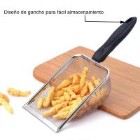 Shovel De Acero Inoxidable Para Arena De Gato 2X2mm Pores Finos Suministros Para Mascotas Apto Para Limpieza De Feces De Gatos Pequeños - details 4