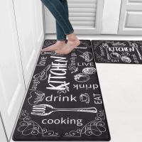 VIKAMA Alfombra De Cocina Y Baño De Cristal Lavable Antideslizante Absorbente Para Piso Del Baño Alfombrilla De Cocina - details 7