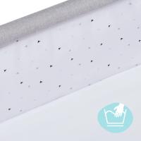 Kinderkraft NESTE UP Cuna Colecho para Bebé con Colchón, Cuna de Cabecera, Fácil ajuste de cama de padres, Ajuste de altura, Buena Circulación de Aire, Ruedas transportarás - details 7