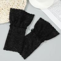 Pareja De Falsas Mangas Decorativas Con Volantes Para Primavera Y Otoño Codo De Ruffle Mangas Universales Para Decorar Suéteres Unisex - details 4