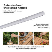 Set De Utensilios De Cocina De Camping De Titanio Boundless Voyage Cuchillo Fork Cuchara Conjunto De Chopsticks Para Viajes Y Expediciones - details 4