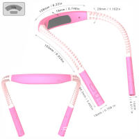 Lámpara de lectura con protección ocular, lámpara colgante para el cuello, lámpara para correr, lámpara de lectura para dormitorio universitario, luz LED de noche, lámpara de escritorio para estudio y libros - details 4