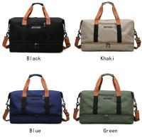 Bolso de viaje para hombre y mujer, bolsa de hombro impermeable para gimnasio, Yoga, deportes, Fitness, bolsa de equipaje seca y húmeda - details 29