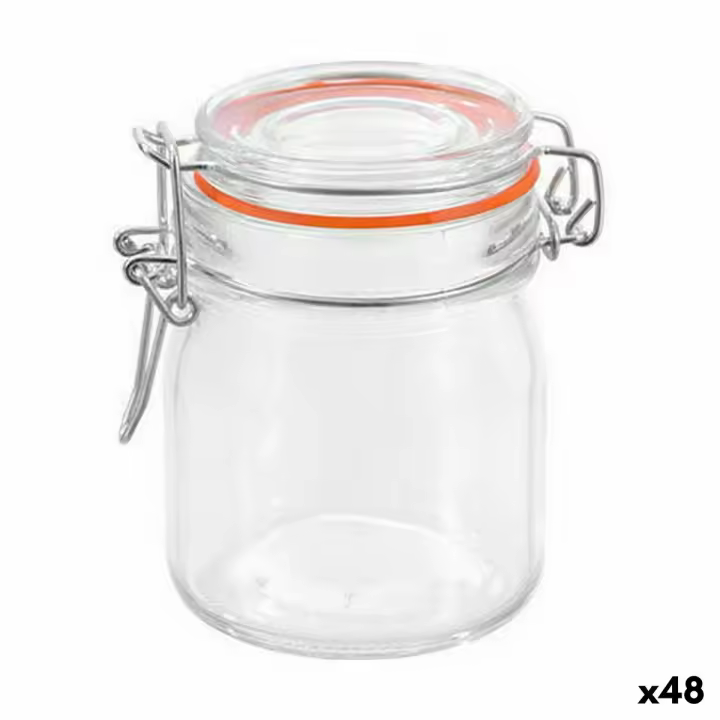 Tarro La Mediterránea Hermético Vidrio 150 ml (48 Unidades) - 1