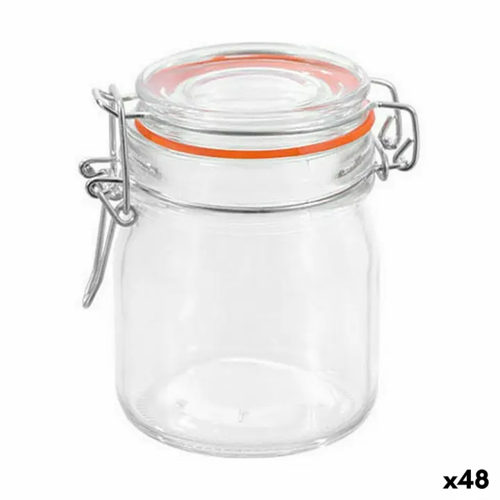Tarro La Mediterránea Hermético Vidrio 150 ml (48 Unidades) - 1