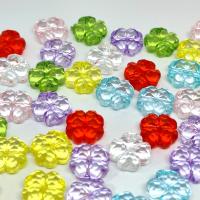20pcs Cuentas De Acrílico Transparentes De Four-Leaf Clover Verde Con Agujero Recto Para Cadena De Teléfono Collar Pulsera 13mm - details 6
