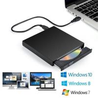 Leer DVD Y CD Con USB 2.0: Lector Portátil De Música Y Películas MP3 Para Computadora De Escritorio Y Laptop Compatible Con Windows 7/8/10 - details 0