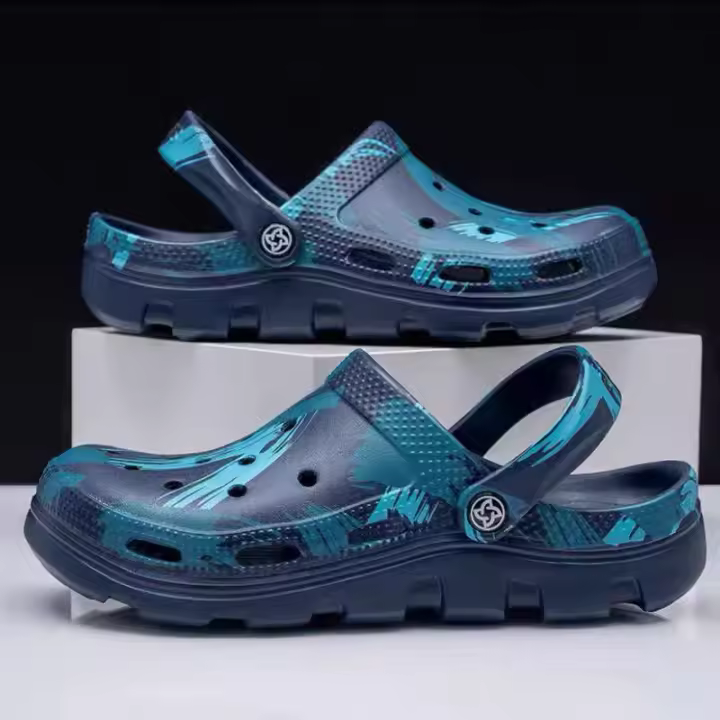 Nuevas sandalias informales para hombre y Mujer, Zapatos de Playa transplables with Punta Cerrada Unisex para parejas al Aire libre Zuecos para hombres y Mujeres con soporte para el Arco Zuecos de Jardín Zapatillas de Playa antideslizes para Exterior - 1