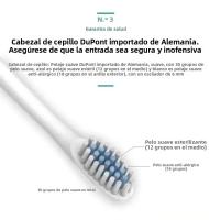 Brauseador Eléctrico Ultrasonido Automático Inteligente Para Adultos Cepillo De Dientes Con Múltiples Modos De Limpieza Impermeable Fácil De Transportar Con Cepillo Suave De Piel De Oveja Ultra Fina - details 3