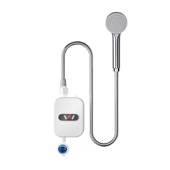 Calentador de agua instantáneo para ducha 3500W, calentador de agua caliente pantalla Digital, Con kit de ducha, para casa de campo, Hotel - 1