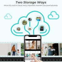 Cámara De Seguridad IP 8MP 4K Wifi Con Detección De Humanos AI Cámara De Pared Bala 2MP Visión Nocturna Color CCTV Exterior ICSee - details 6