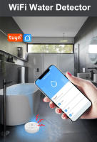 Detector De Fugas De Agua WiFi Tuya Con Alarma Sonora Inteligente 100dB Y Monitoreo En Tiempo Real Por APP Para Protección De Cocina Basamento Y Habitación De Lavandería - details 0